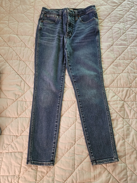 Madewell Denim - Madewell- 10" High Rise Skinny Crop Faded Denim- Size 27